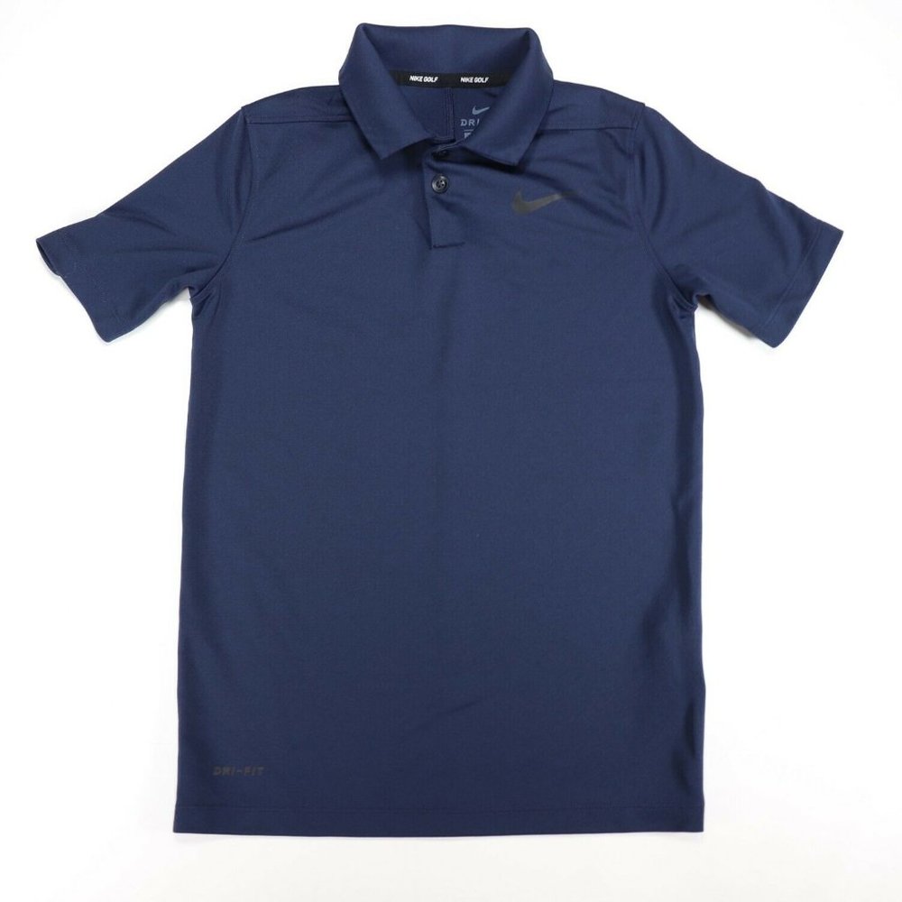 Nike Dri-Fit Youth Kids Navy Blue T-Shirt